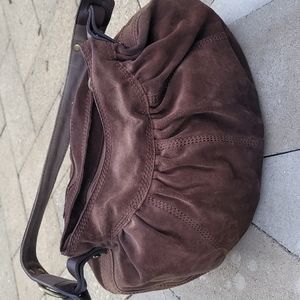 Lucky brand suede bag